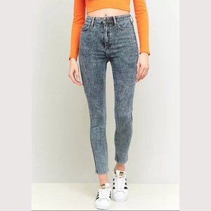 BDG Super High Rise Twig Jeans in Acid Wash, 27